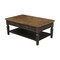 International Concepts Rectangle Vista Coffee Table, 48 in W, 28 in L, 20 in H, Wood, Hickory/Washed Coal OT45-15C - alternate 1
